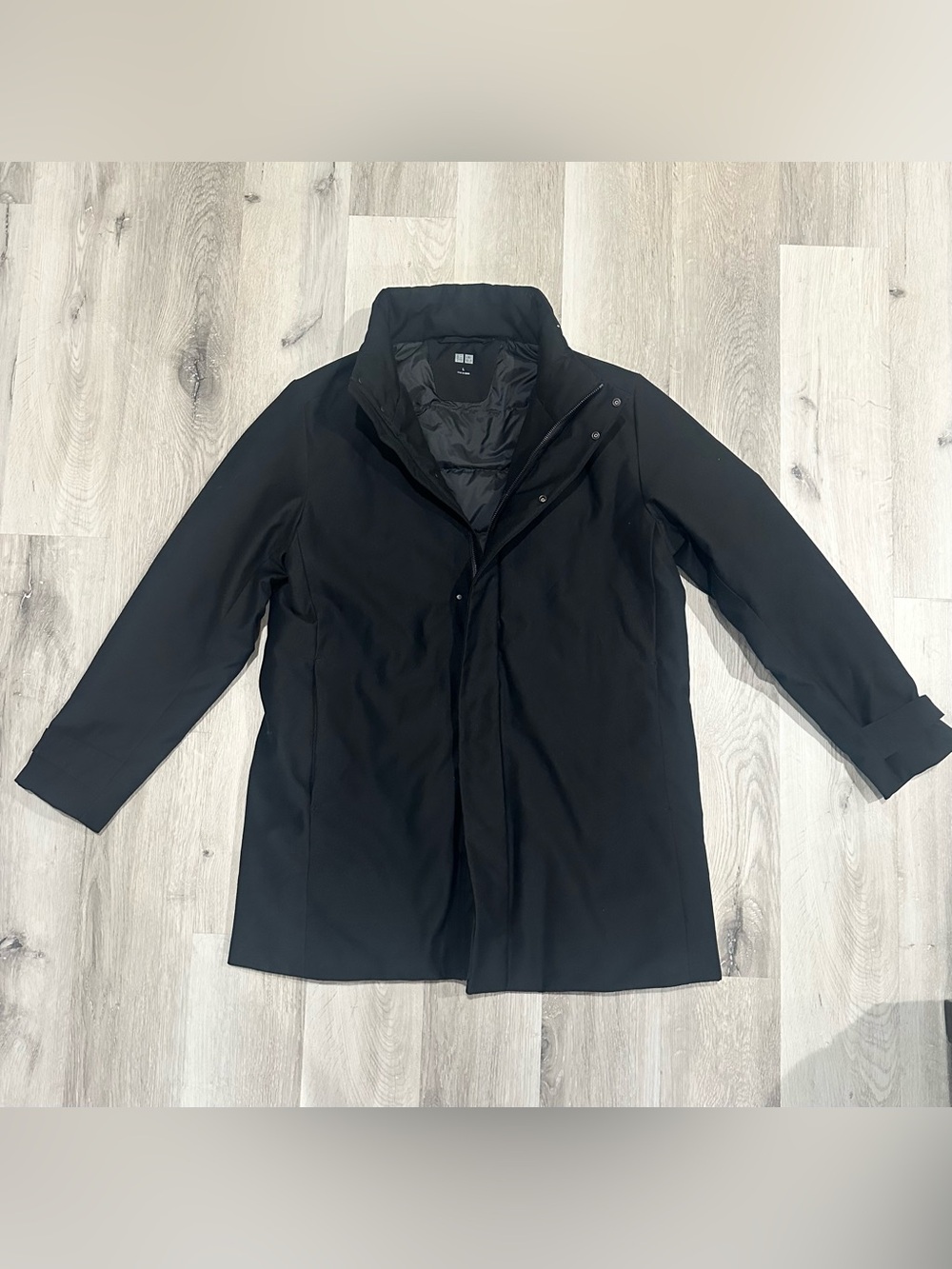 Uniqlo Hybrid Down Coat - Men’s Large - Black